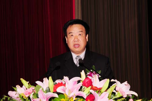 11、中國國際文化傳播中心東南聯(lián)絡部新任部長盧江輝在揭牌儀式上講話。.jpg